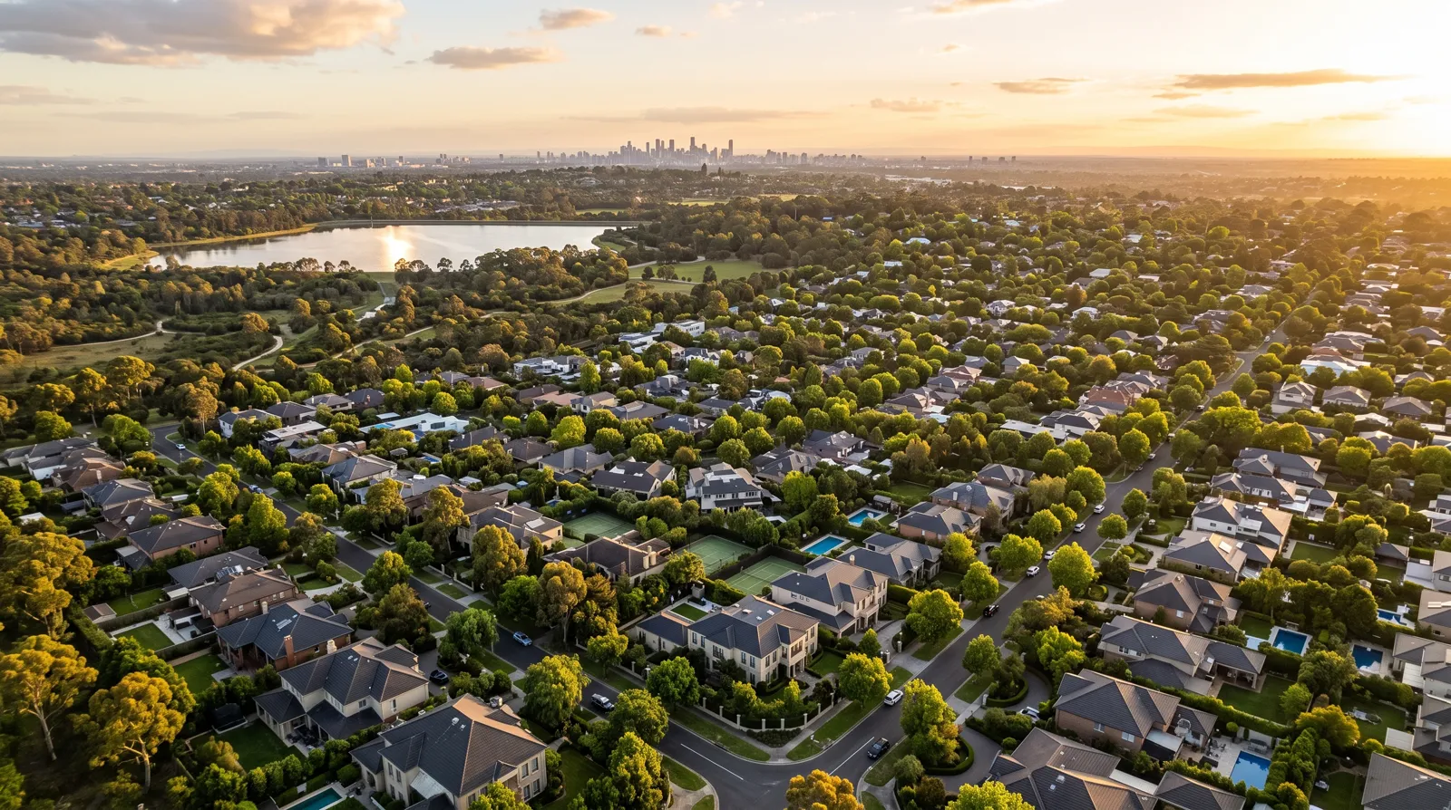 Aerial view of the Somerton Road precinct in Greenvale