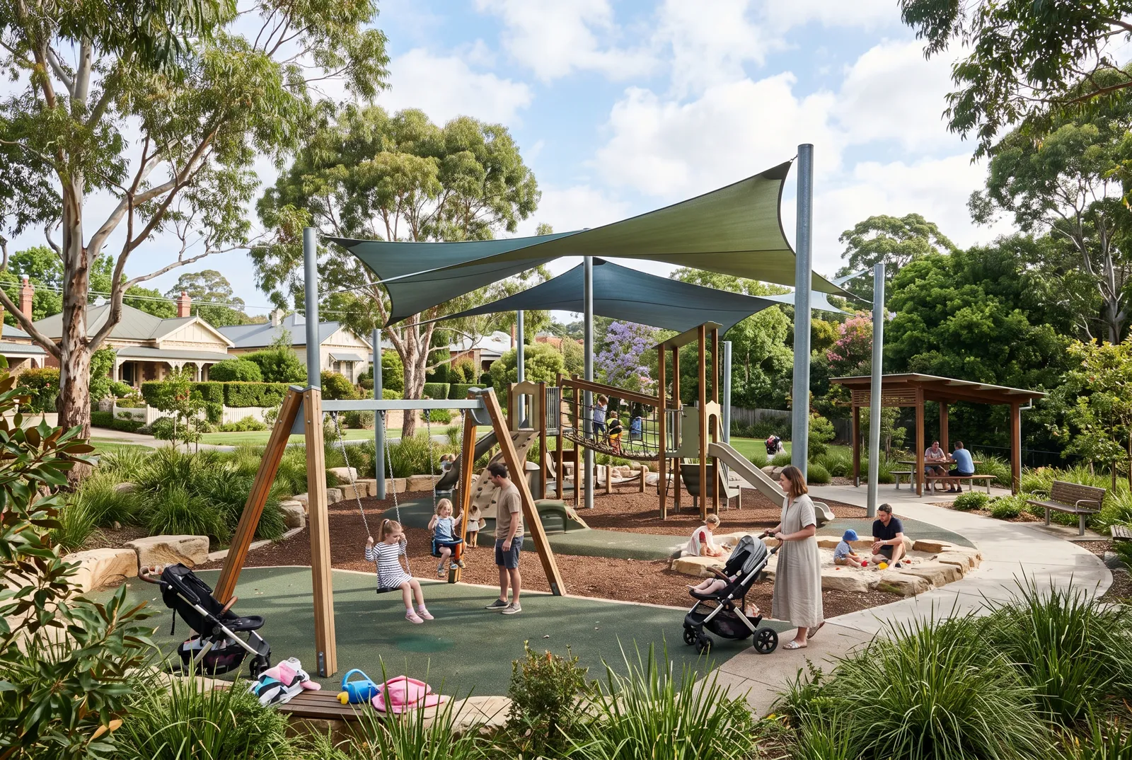Indicative neighbourhood playground and community space