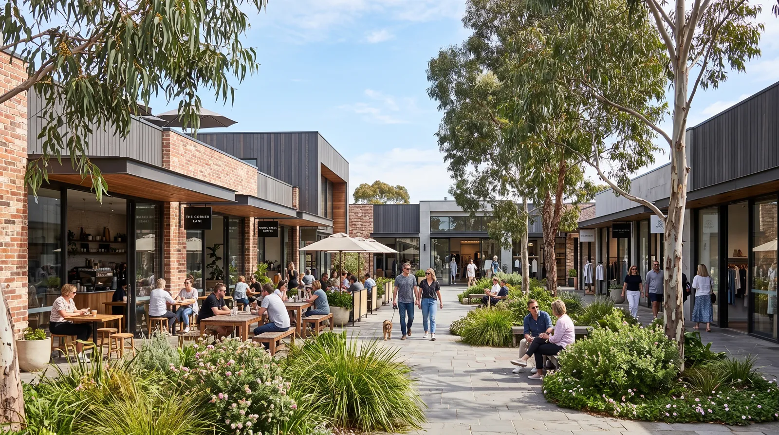 Indicative local town centre for the precinct